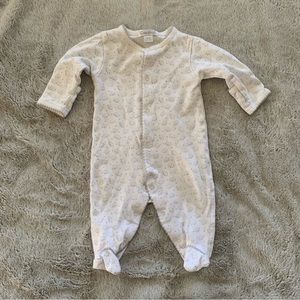 Kissy kissy elephant footie (unisex)